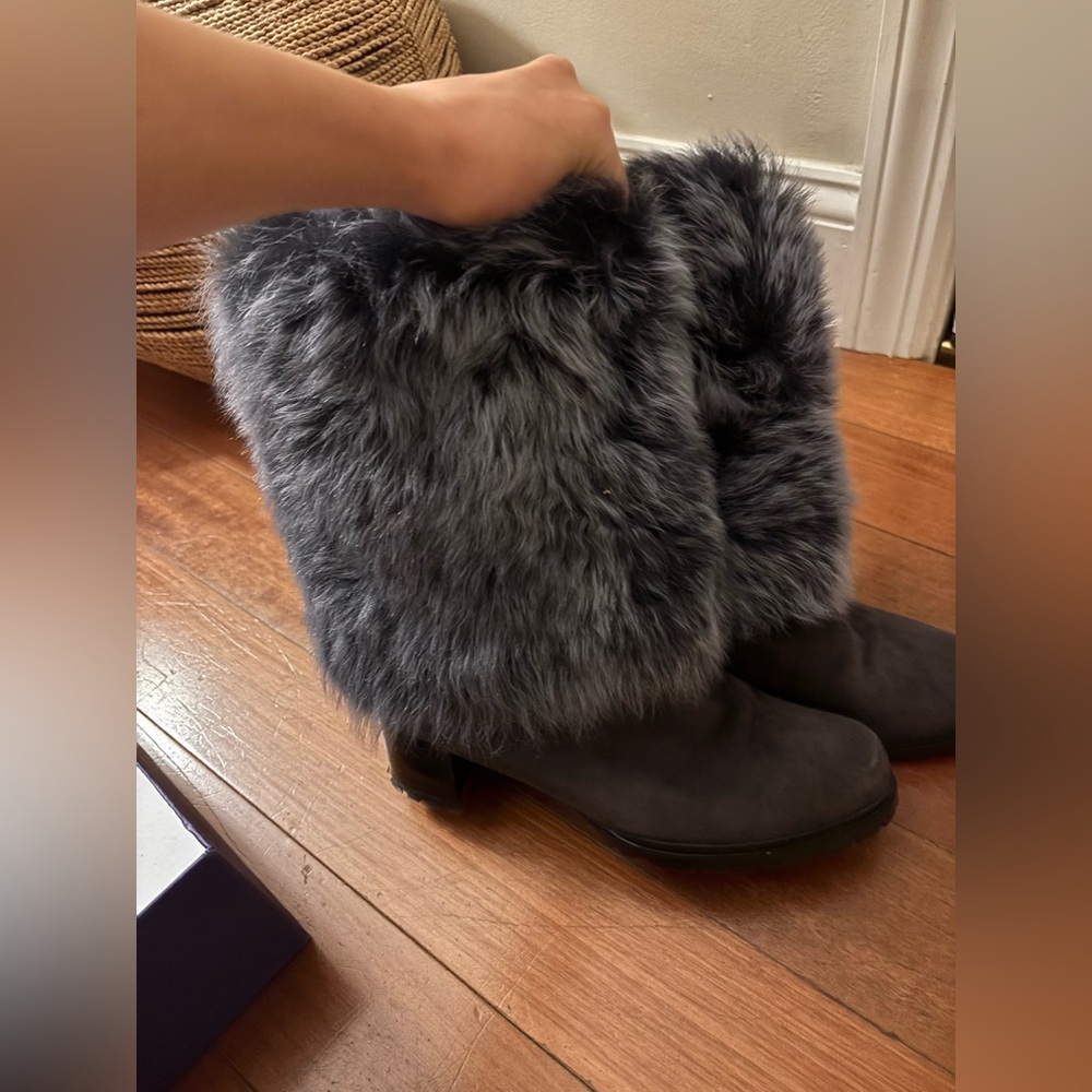 Stuart Weitzman Furry Boots